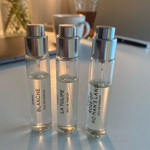Byredo perfume set. Blanche, La Tulipe, Rose of No Man’s Land
